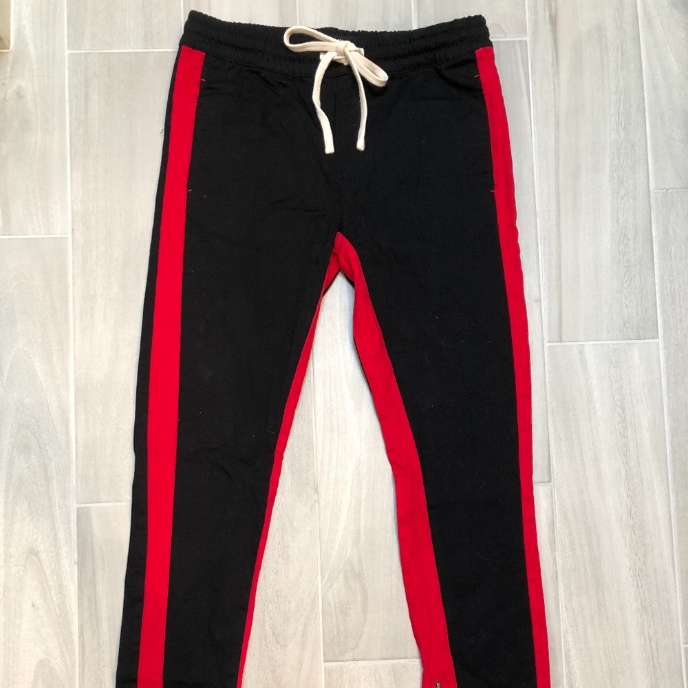 striped pants